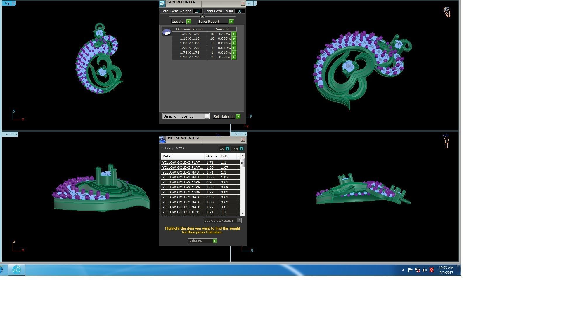 Spiritual Om Pendant 3D print model_3
