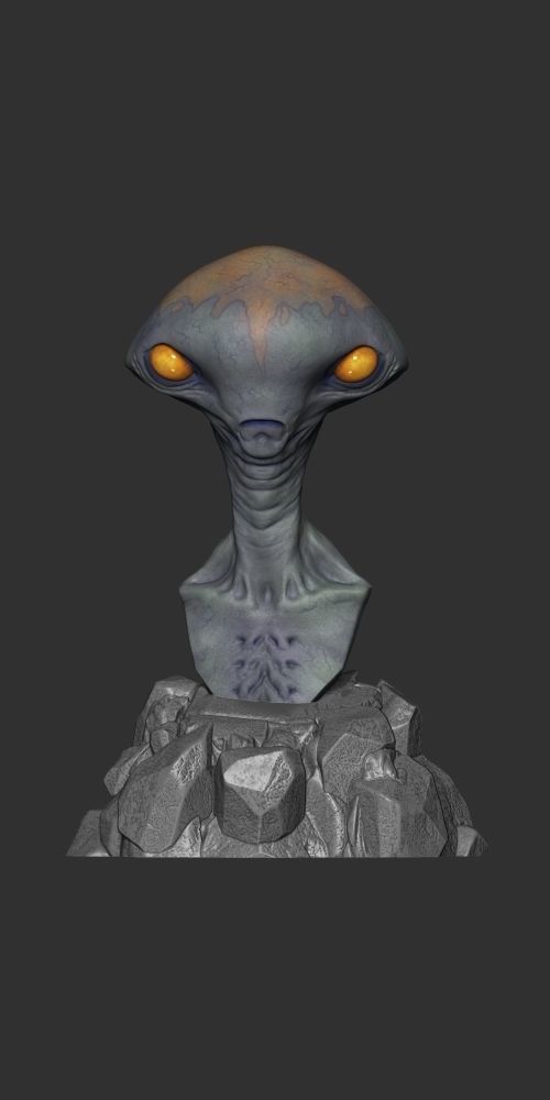 Extraterrestre Free 3D print model_1