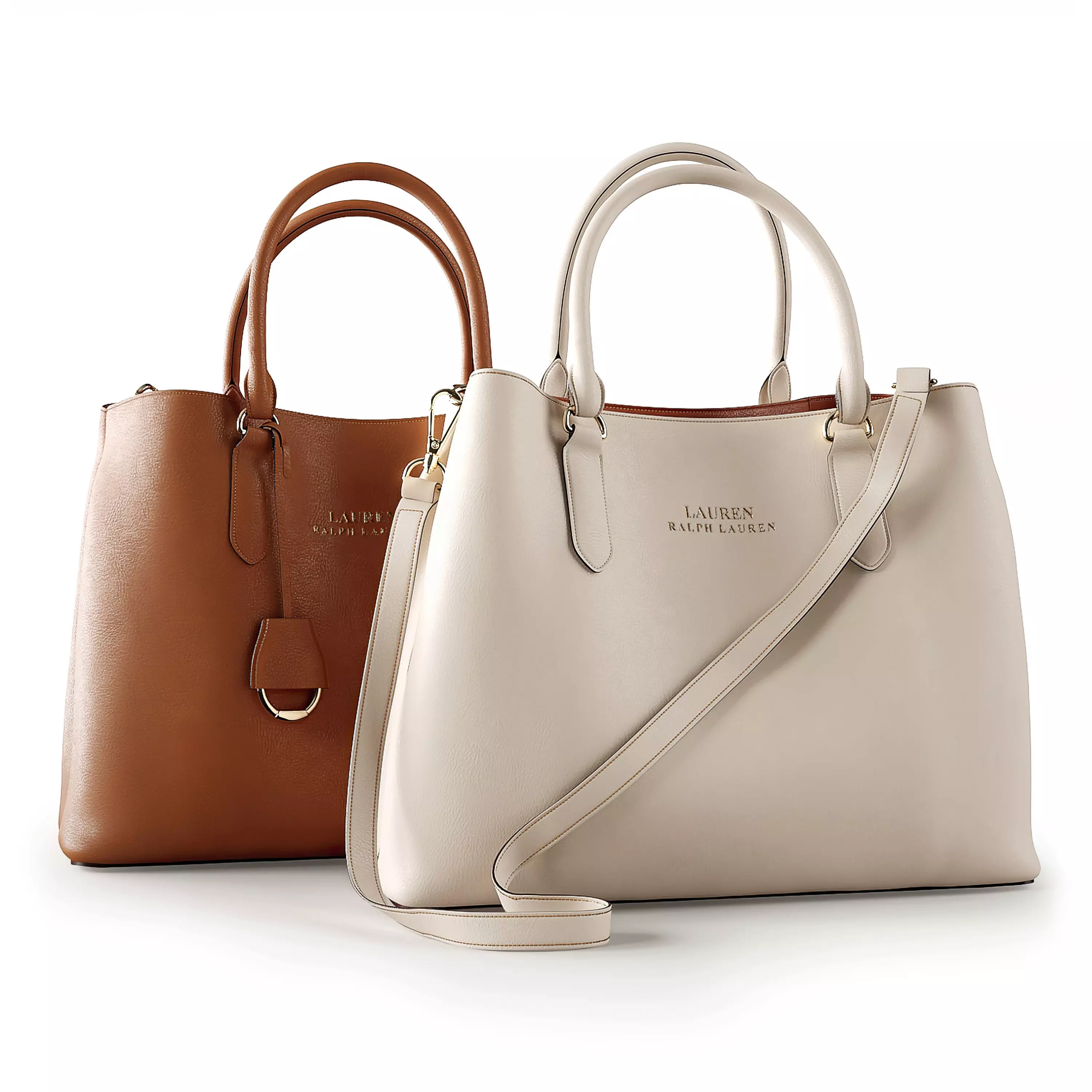 Ralph Lauren leather tote handbag 3D model