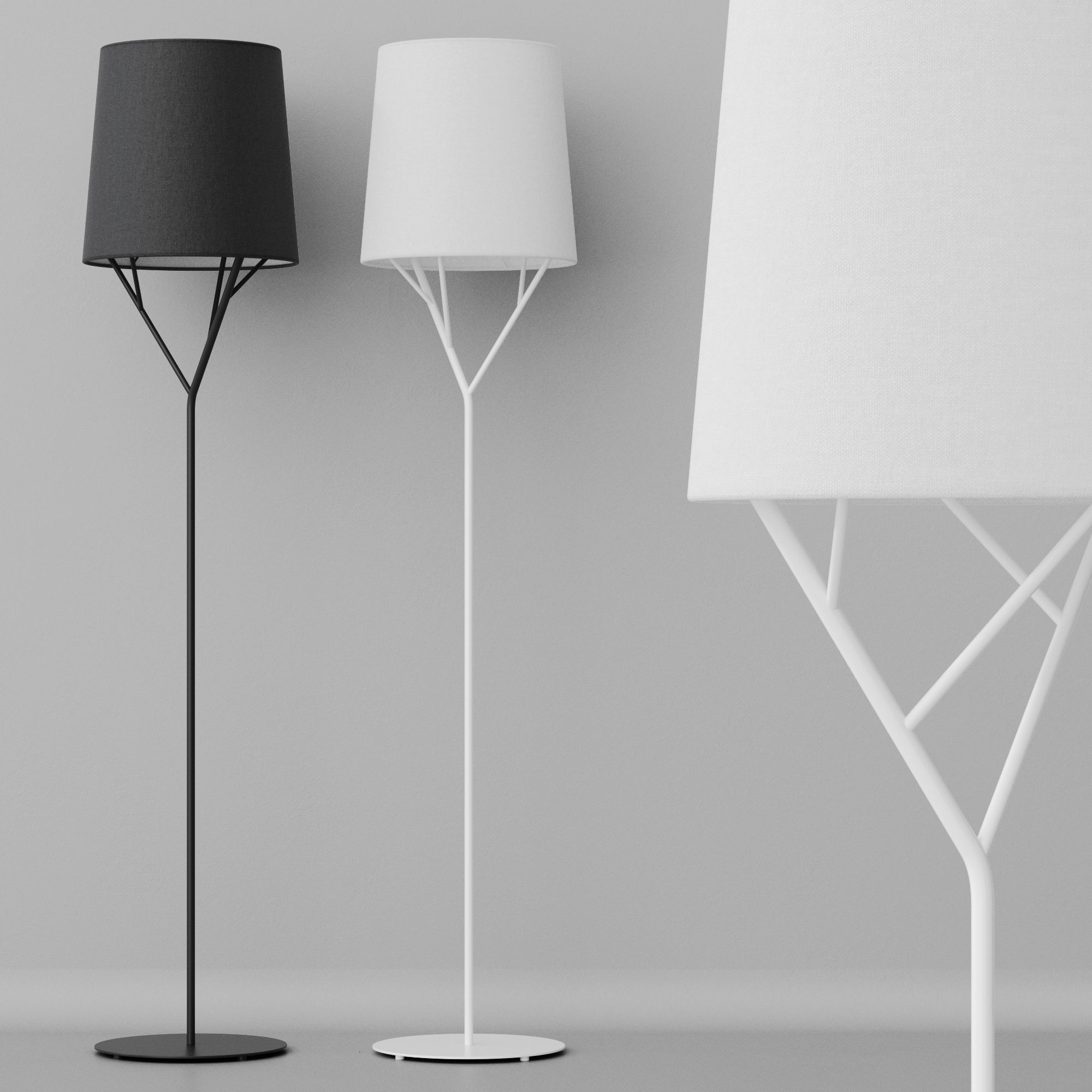 Floor lamp Faro Barcelona TREE 3D model_10
