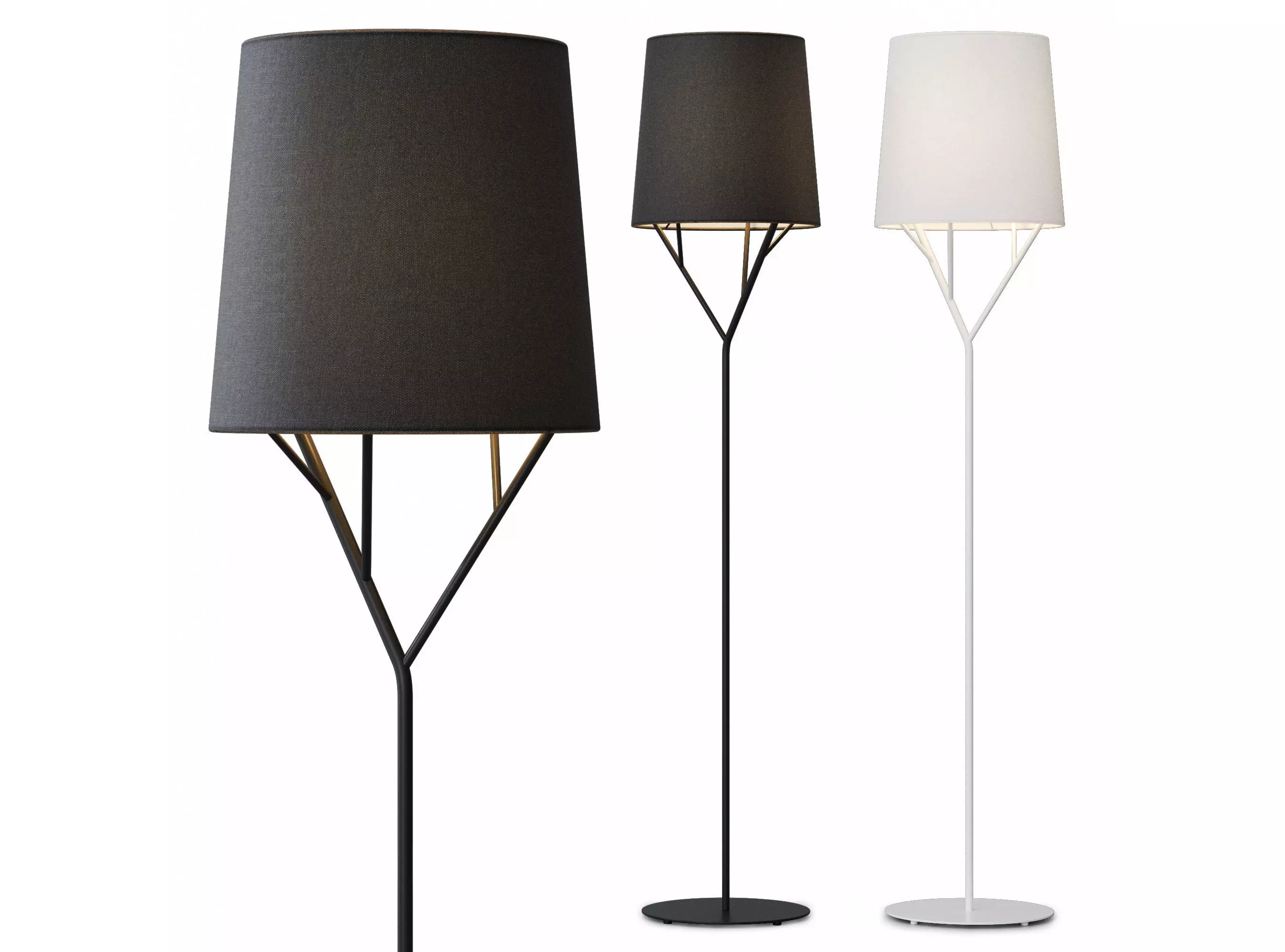 Floor lamp Faro Barcelona TREE 3D model_0