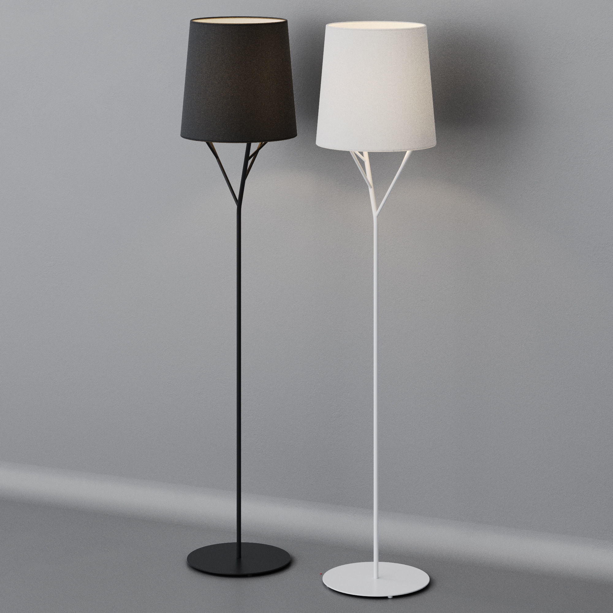 Floor lamp Faro Barcelona TREE 3D model_6