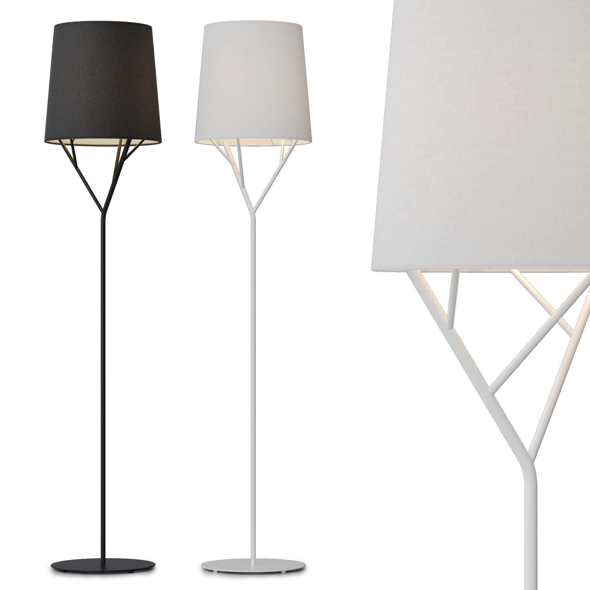 Floor lamp Faro Barcelona TREE 3D model_1