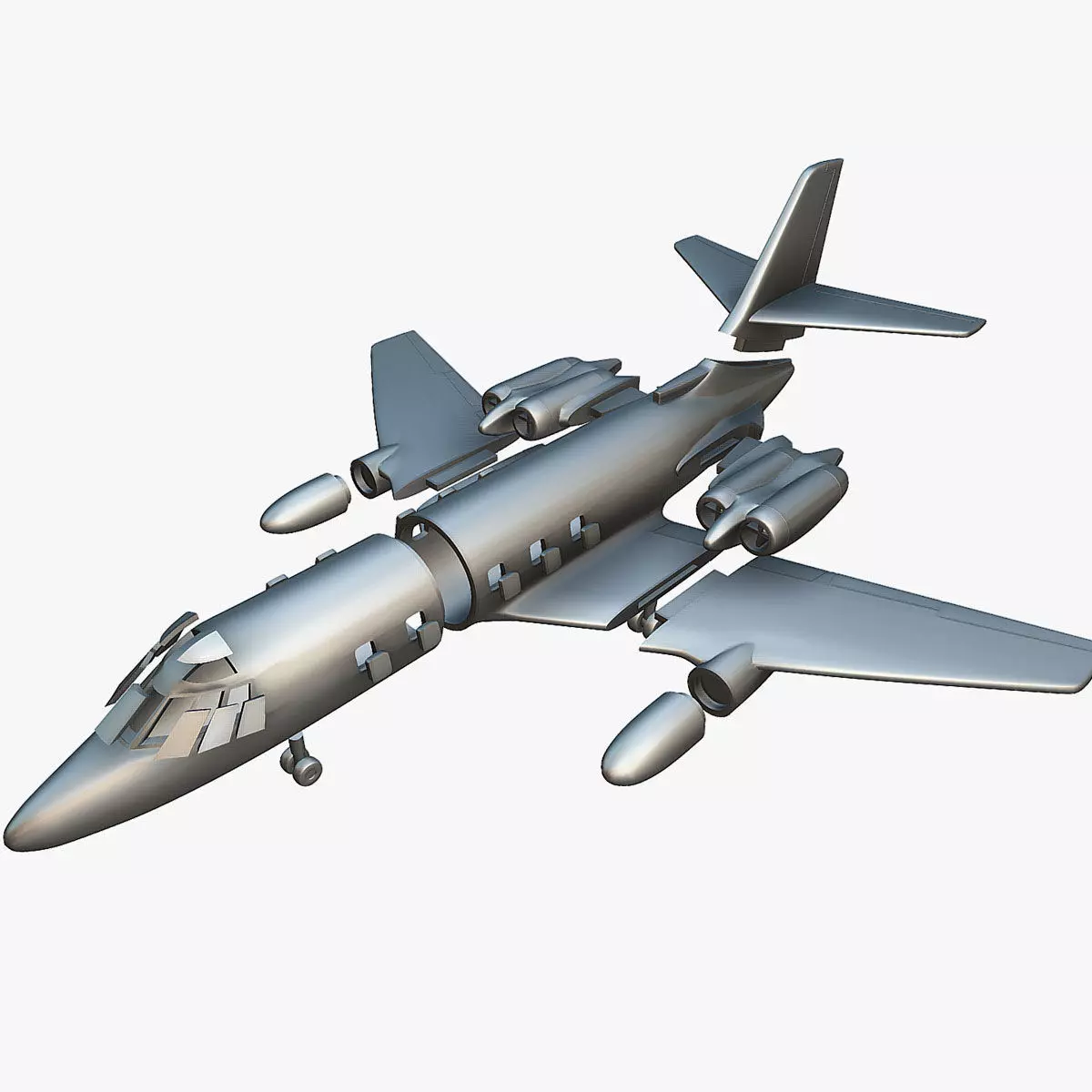 Lockheed C-140 JetStar - 3D Printable Model 3D print model