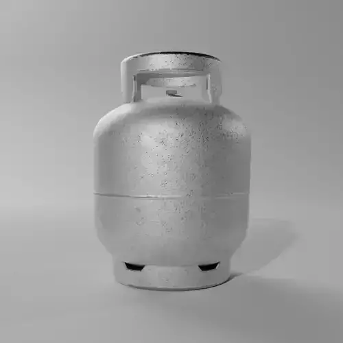 Realistic 3D Gas Cylinder Model Butijao de Gas