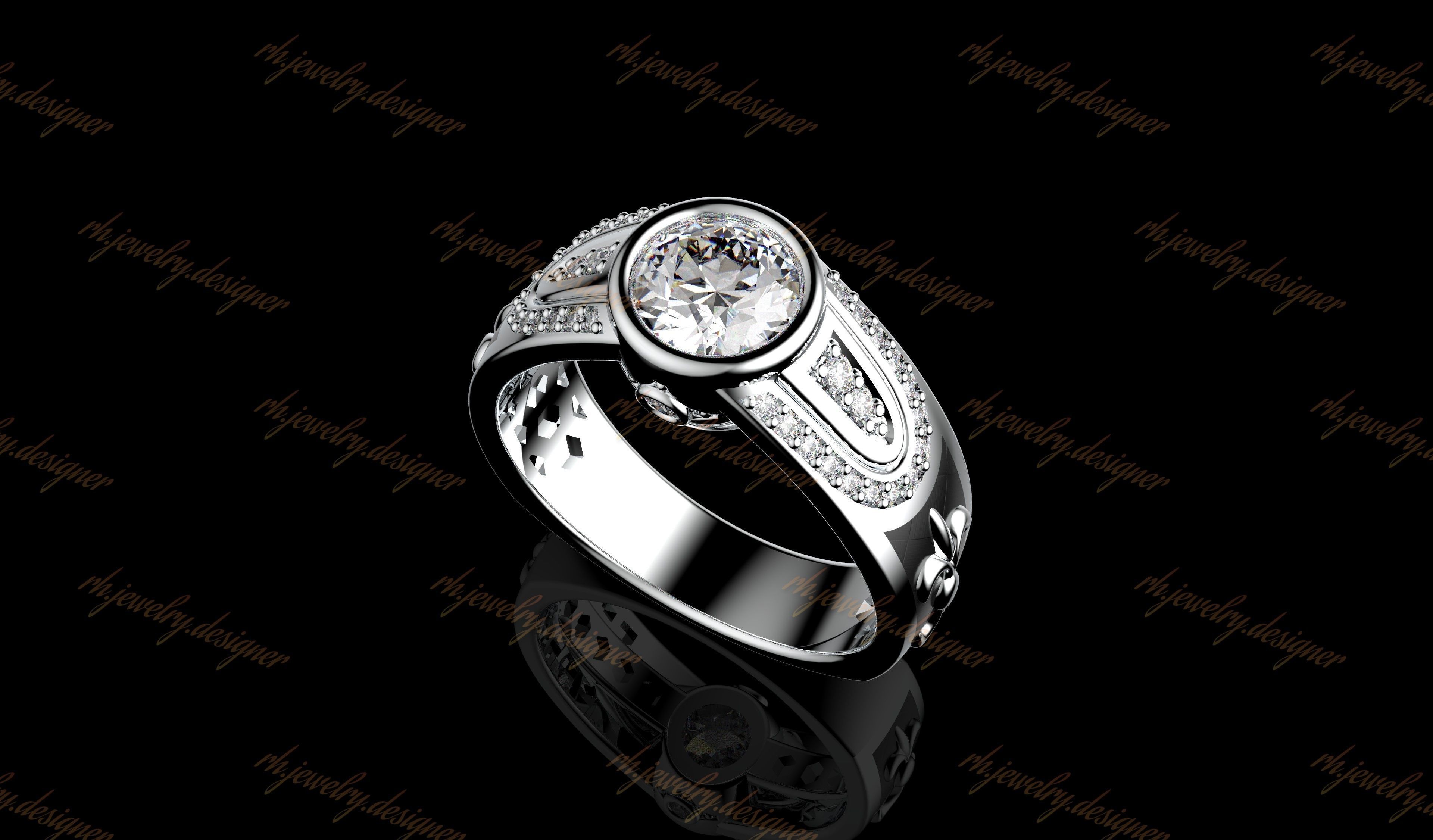 Gold N1088 3D print model_8