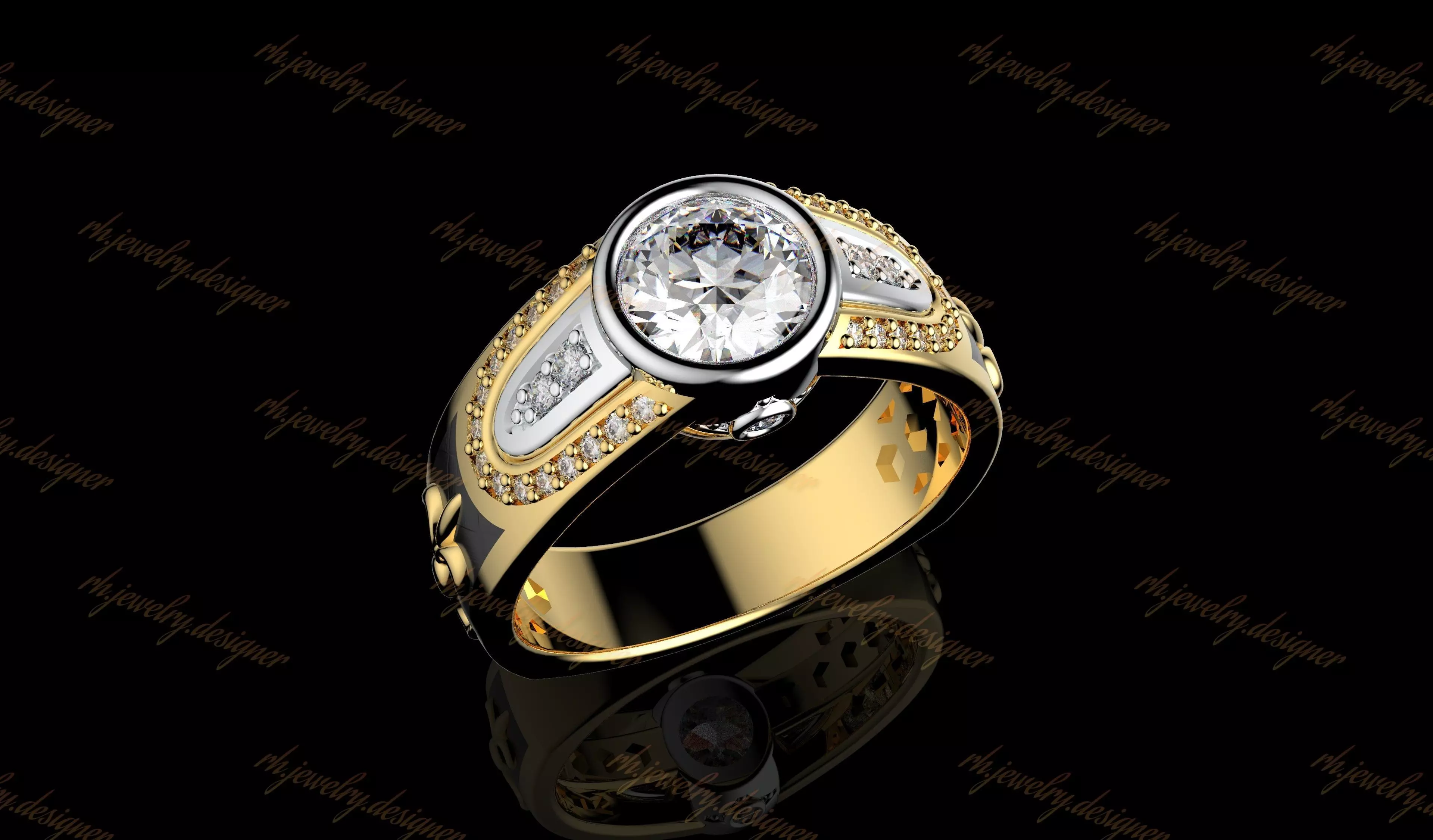 Gold N1088 3D print model_0