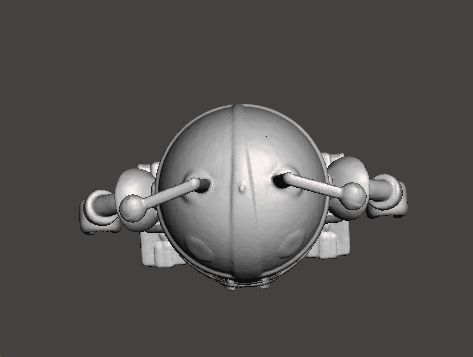 AIRGAM BOYS SPACE ROBOT VINTAGE FIGURE TOY 80s 3D PRINT 3D print model_4