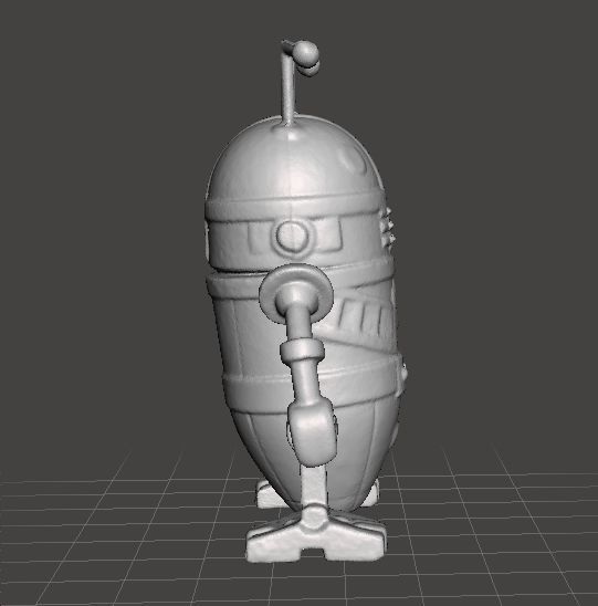 AIRGAM BOYS SPACE ROBOT VINTAGE FIGURE TOY 80s 3D PRINT 3D print model_3