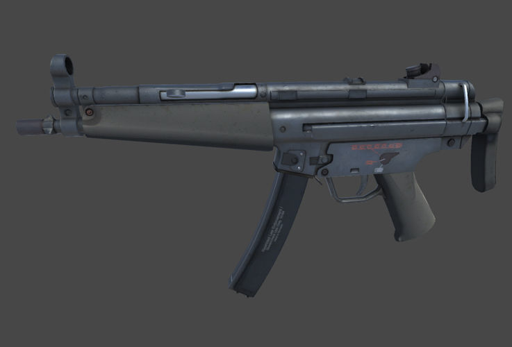 Weapons Pack Low-poly 3D model_1