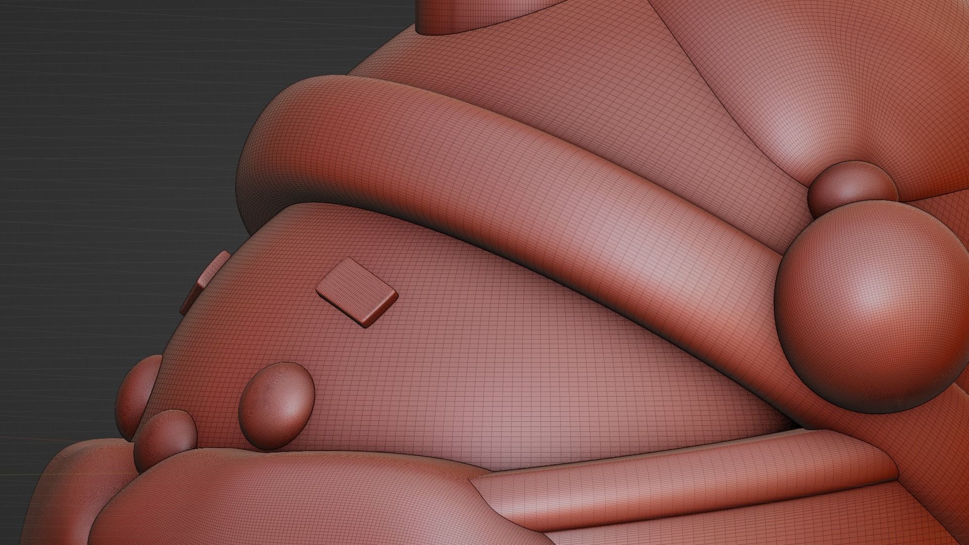 Santa Claus Sphere 3D print model_4