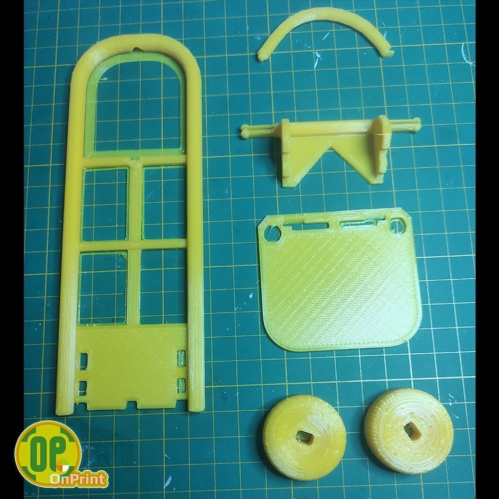 Coca Cola Mini Bottles Colection - Hand Truck collectible 3D print model_6