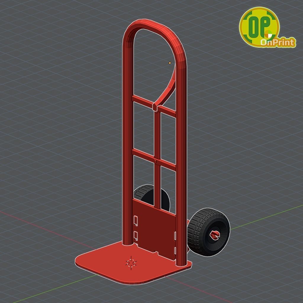 Coca Cola Mini Bottles Colection - Hand Truck collectible 3D print model_3