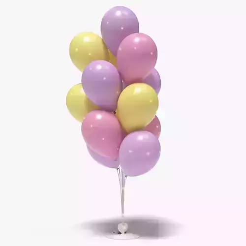 Balloon Stand 3D model