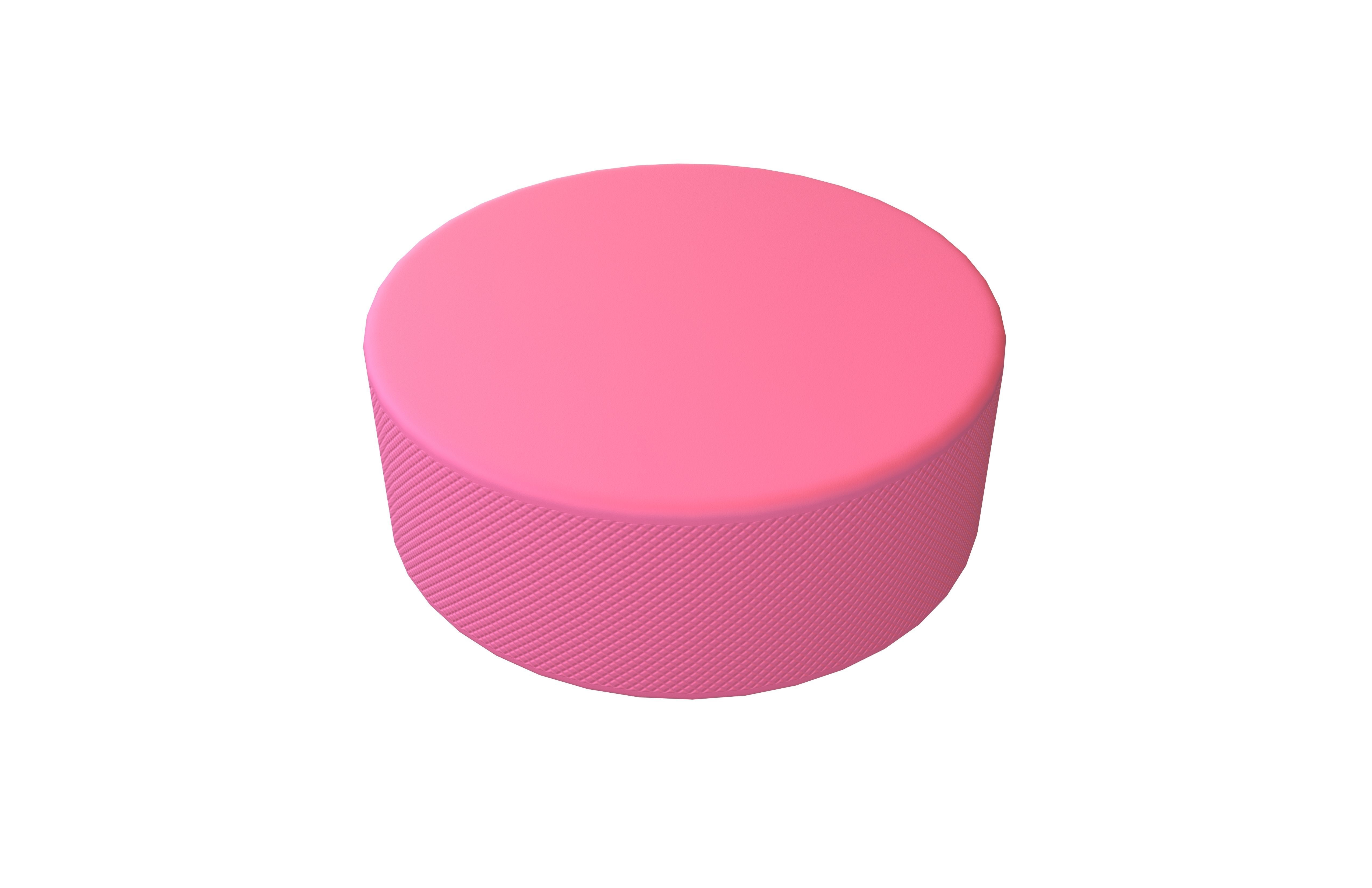 Ice Hockey Puck v1 004 Low-poly 3D model_3