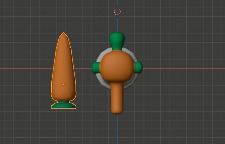 Cartoon Gun Low-poly 3D model_12