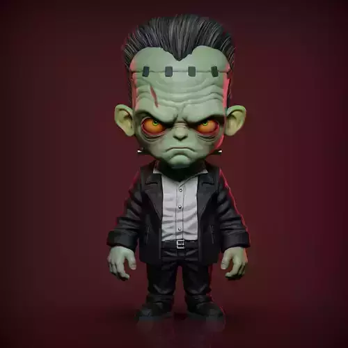 Frankenstein Halloween 3D 