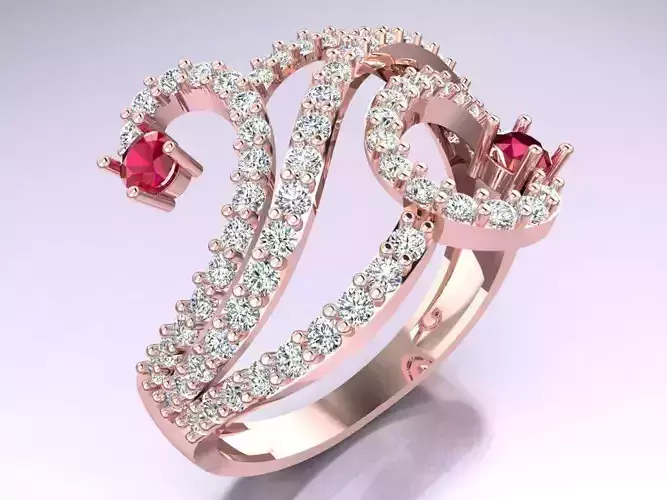 Diamond Ring - Womens Rings - GN131