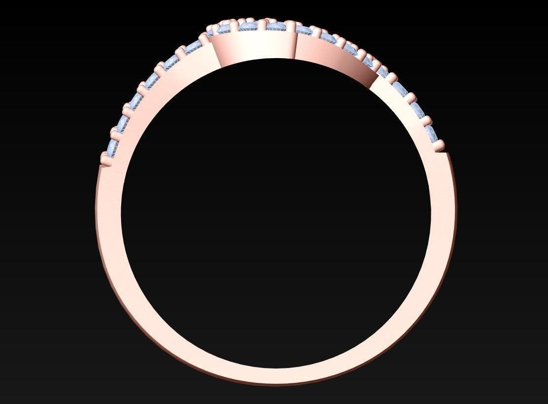 Diamond Ring - Womens Rings - GN137 3D print model_6