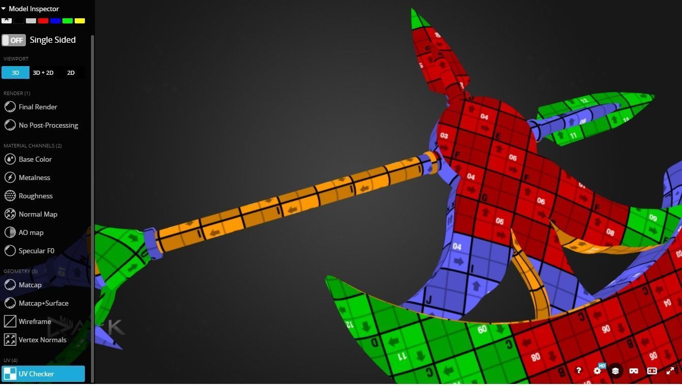 Rhitta from 7 deadly Sins 3D model_5