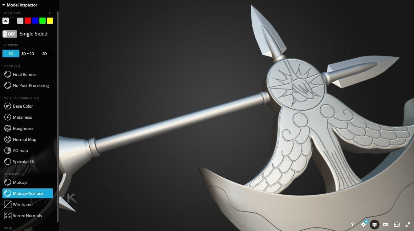 Rhitta from 7 deadly Sins 3D model_3