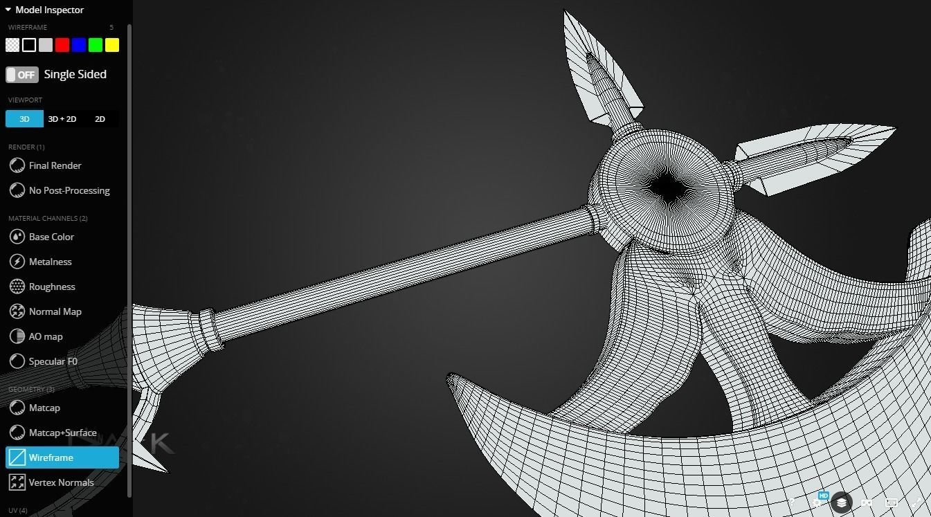 Rhitta from 7 deadly Sins 3D model_4