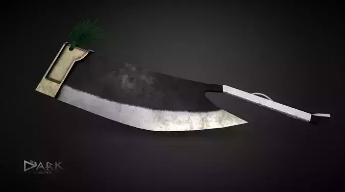Nozarashi from Bleach Low-poly 3D model