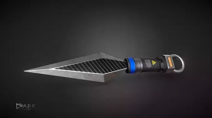 Explosive Kunai Low-poly 3D model