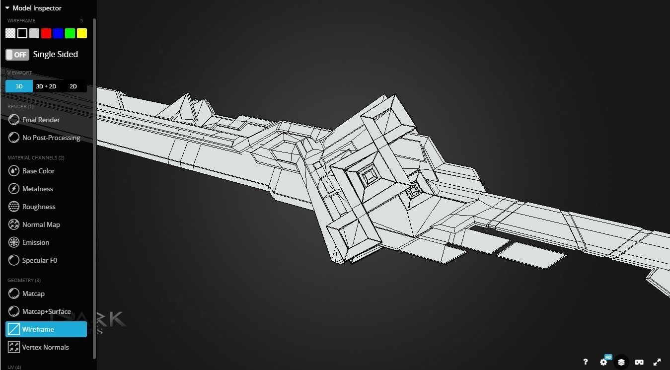 Summit Shaper Low-poly 3D model_4