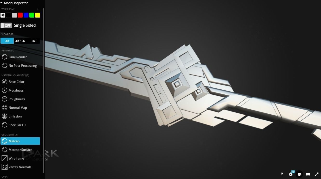 Summit Shaper Low-poly 3D model_3