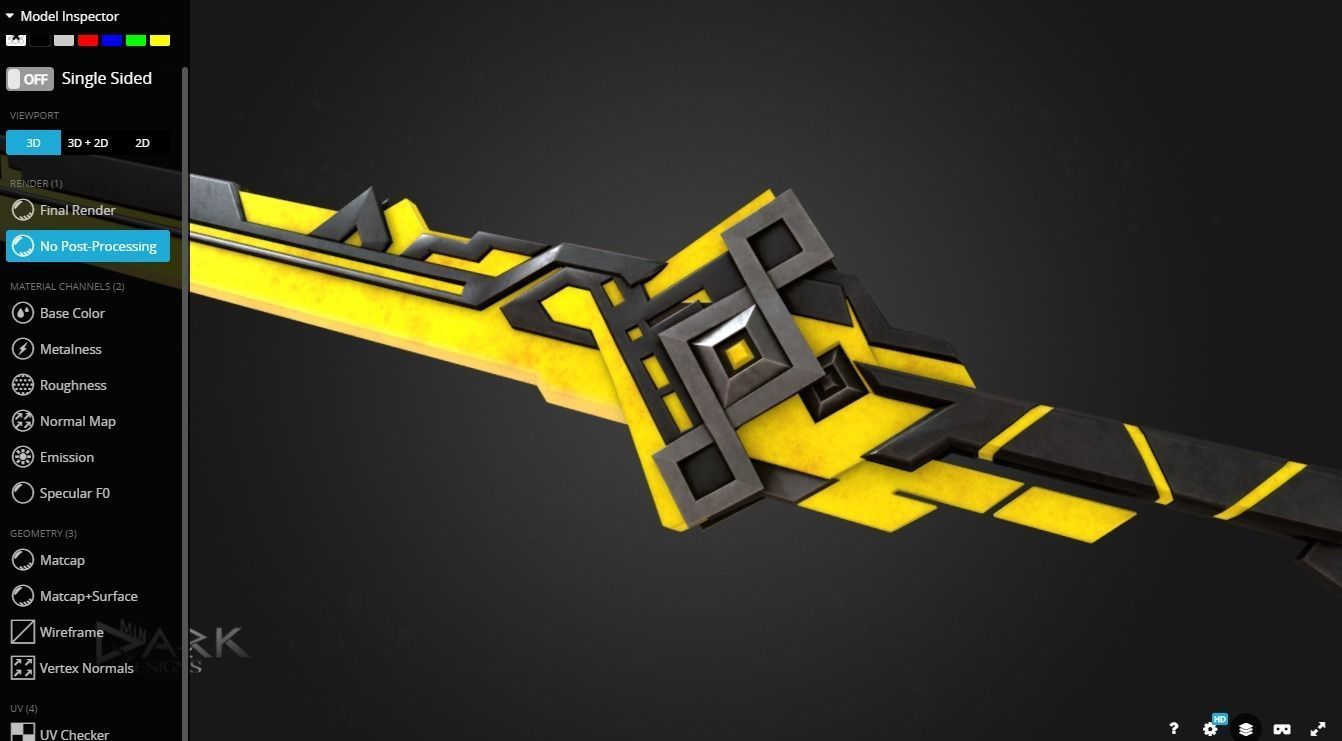 Summit Shaper Low-poly 3D model_6