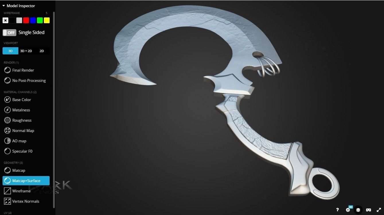 Halfmoon the Meat Hook 3D model_4
