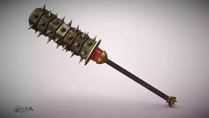 Oni Kanabo Low-poly 3D model