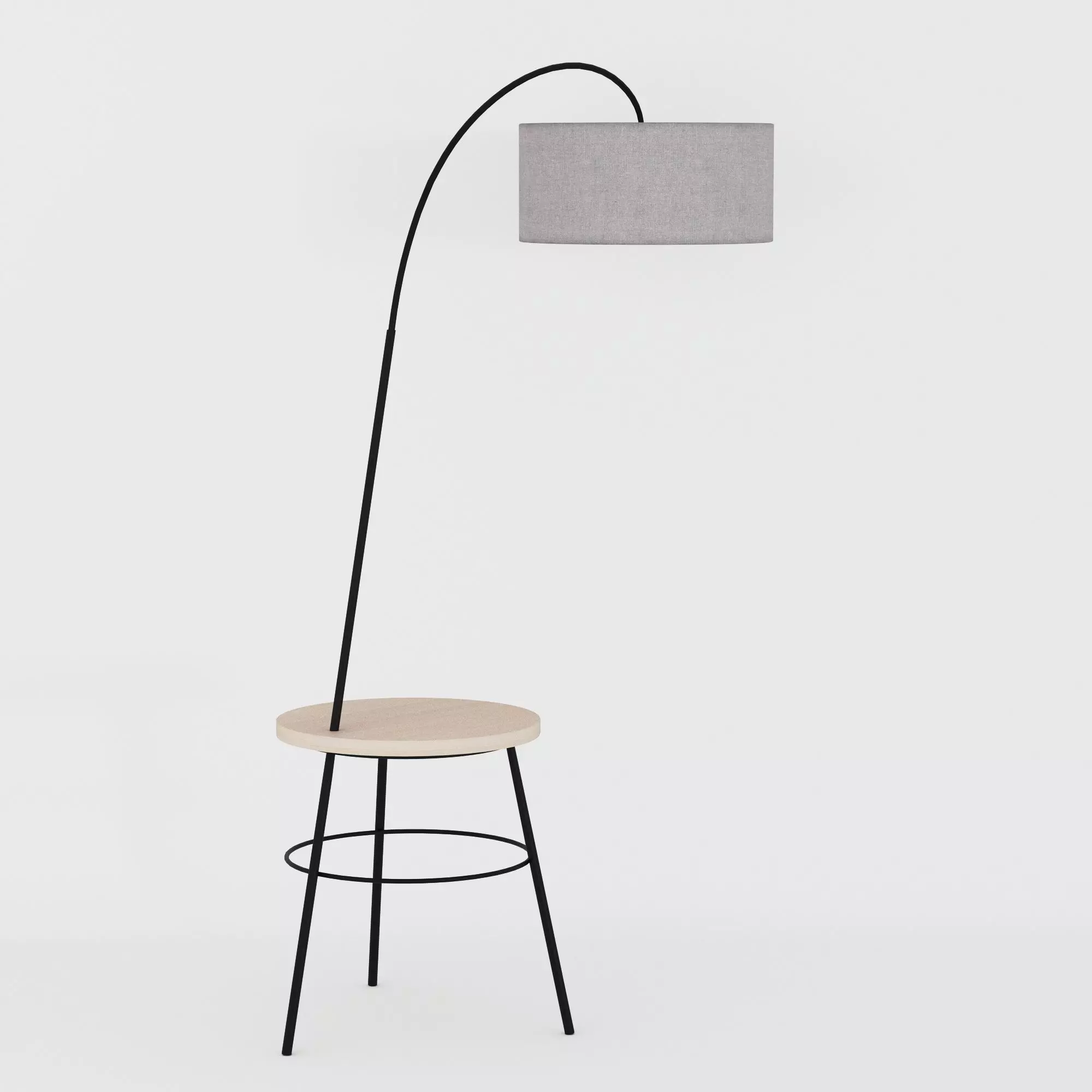 Modern Standing Floor Light 3D model_0