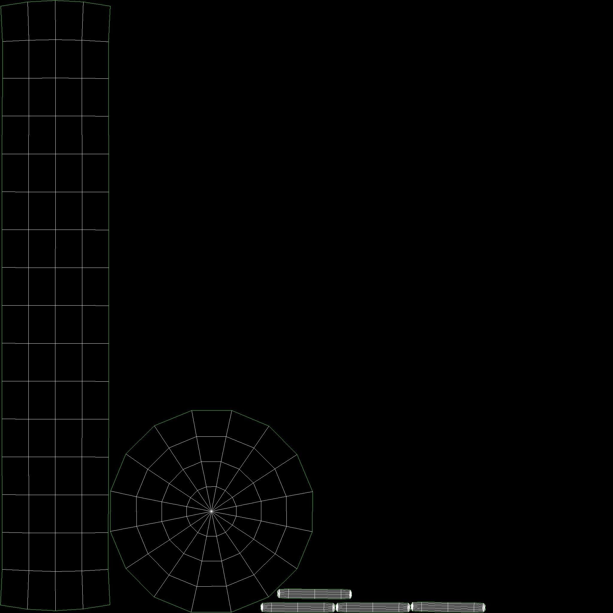 Modern Standing Floor Light 3D model_5
