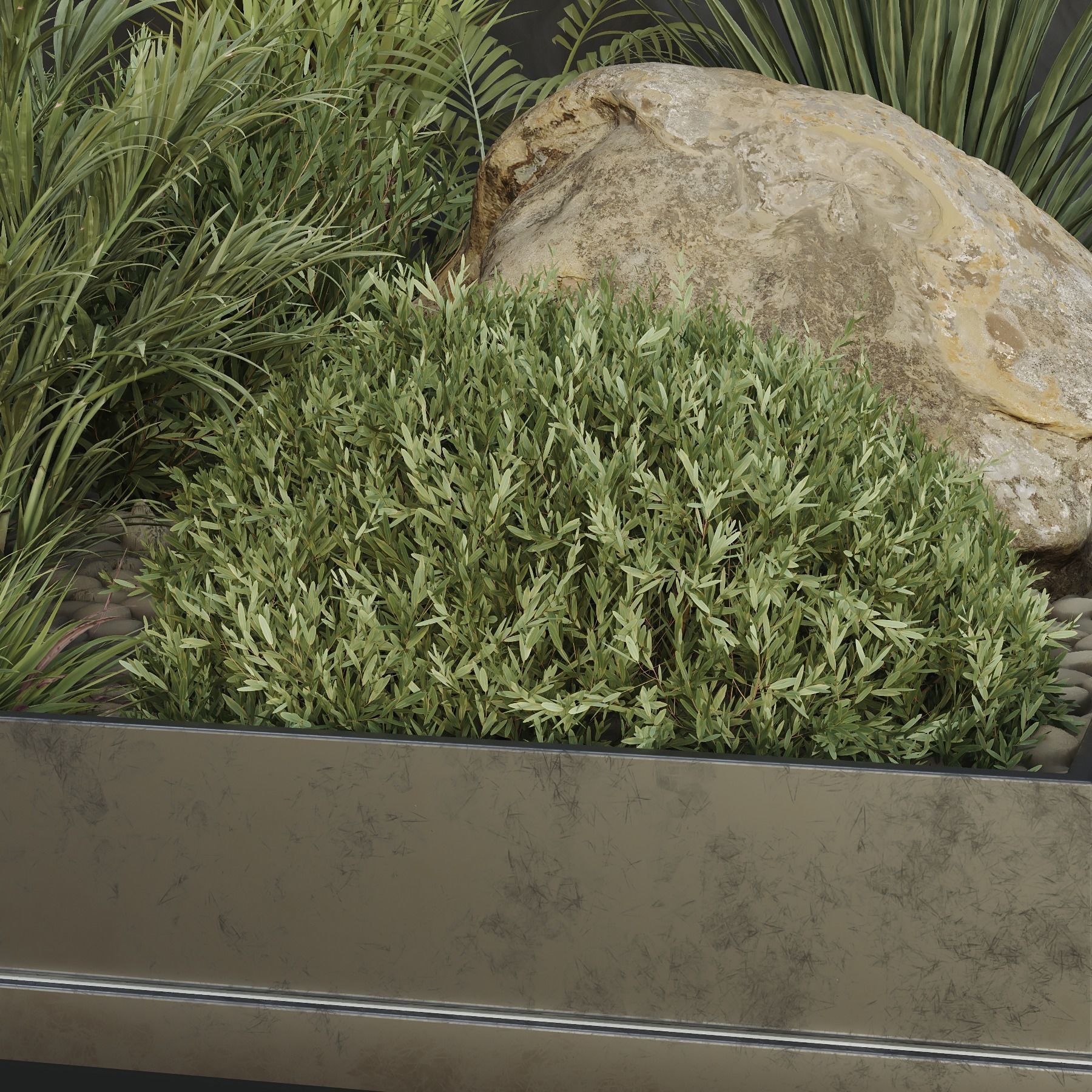 HQ Plants Indoor Set Box Glass02 3D model_3