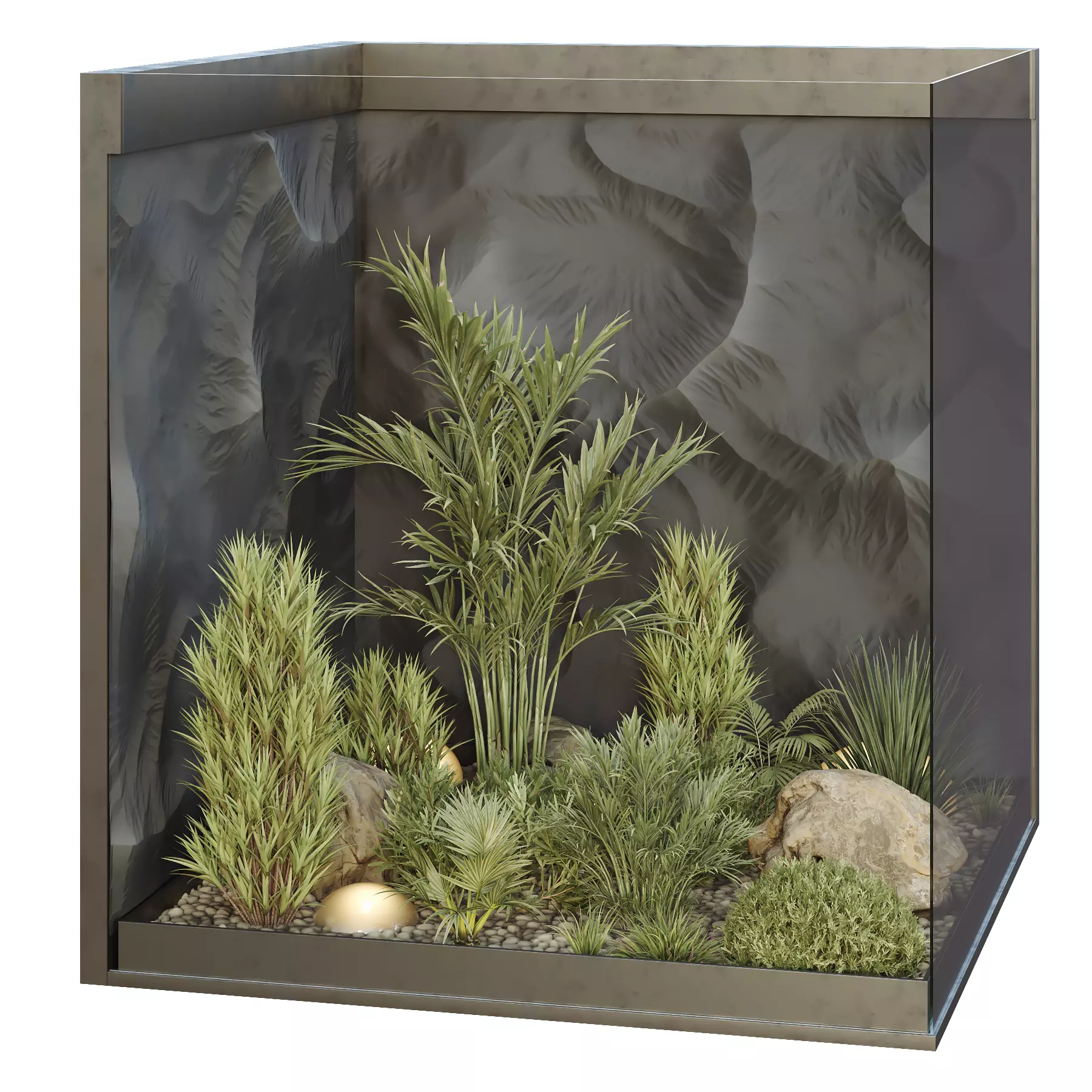 HQ Plants Indoor Set Box Glass02 3D model_0