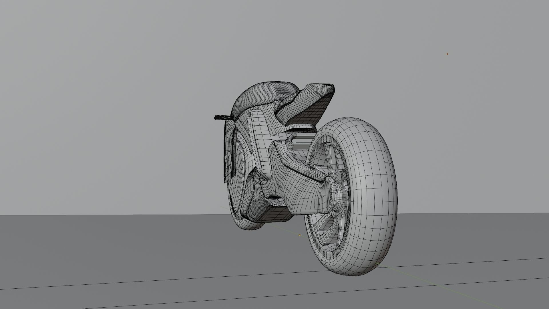 Sci-Fi concept Bike new 3D model_82