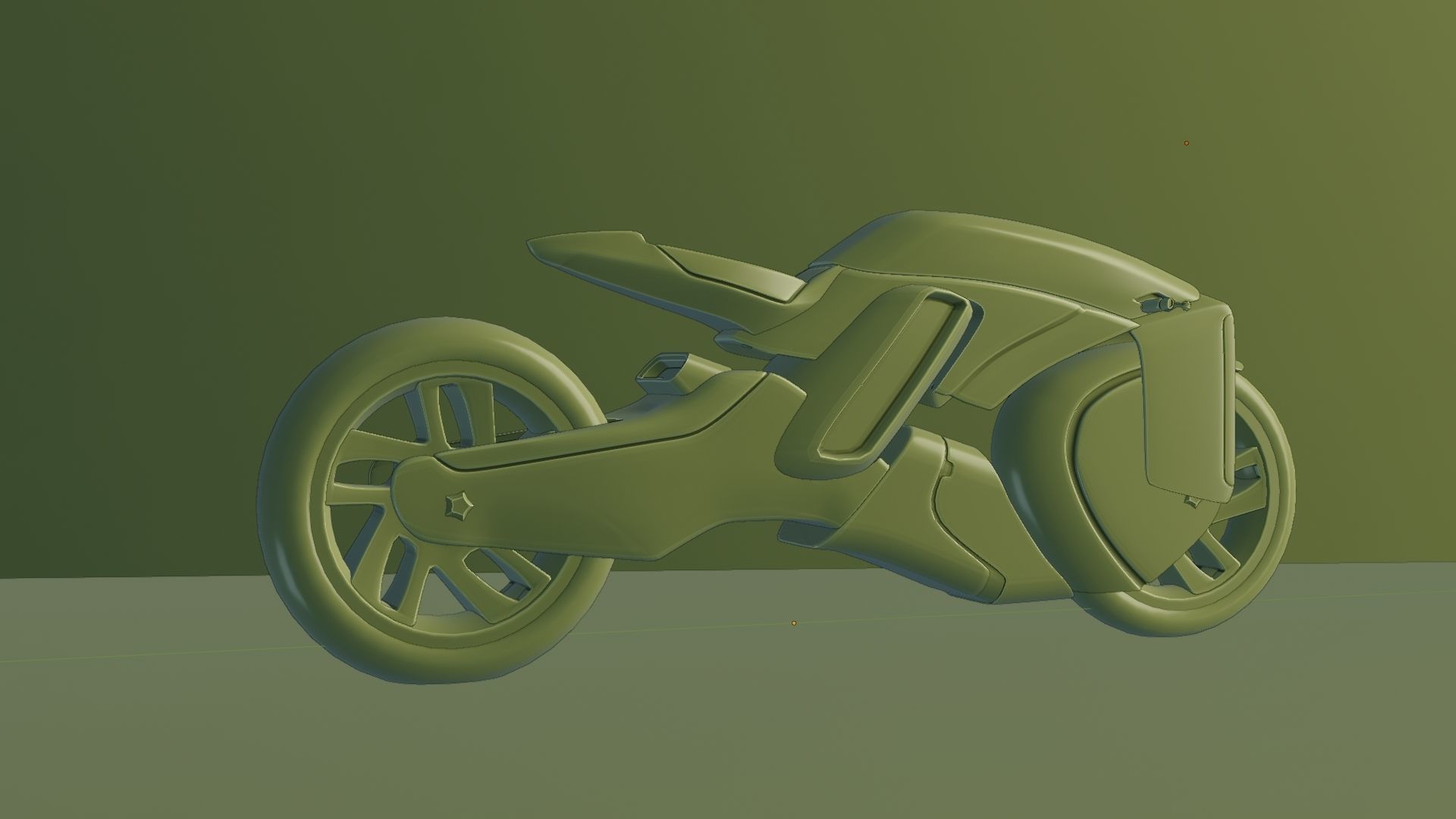 Sci-Fi concept Bike new 3D model_118