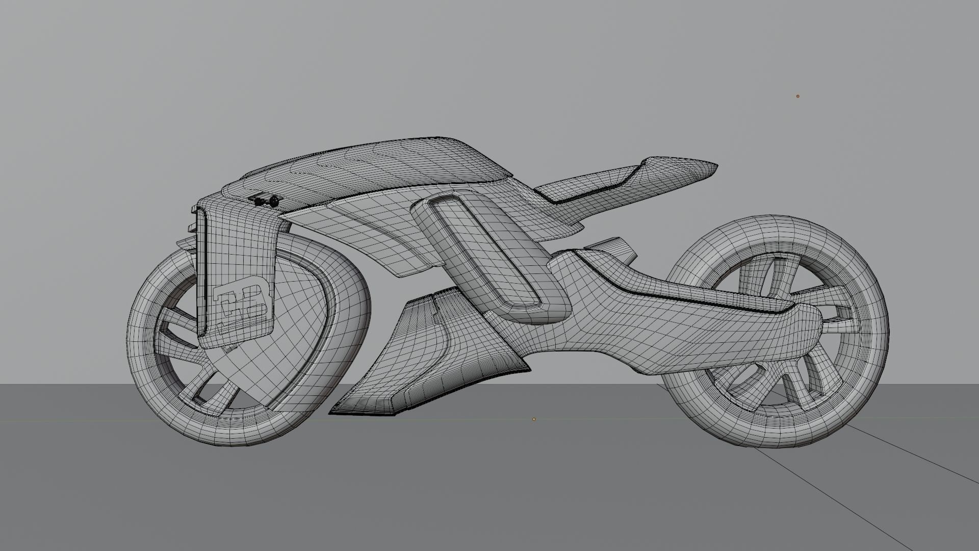 Sci-Fi concept Bike new 3D model_78