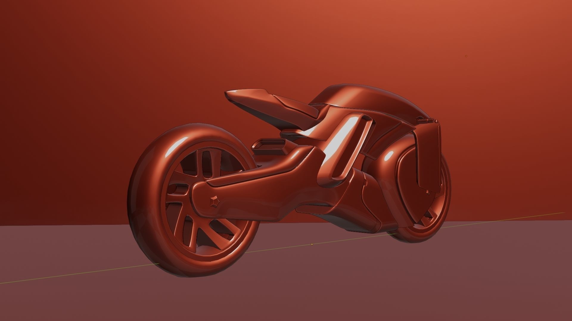 Sci-Fi concept Bike new 3D model_93
