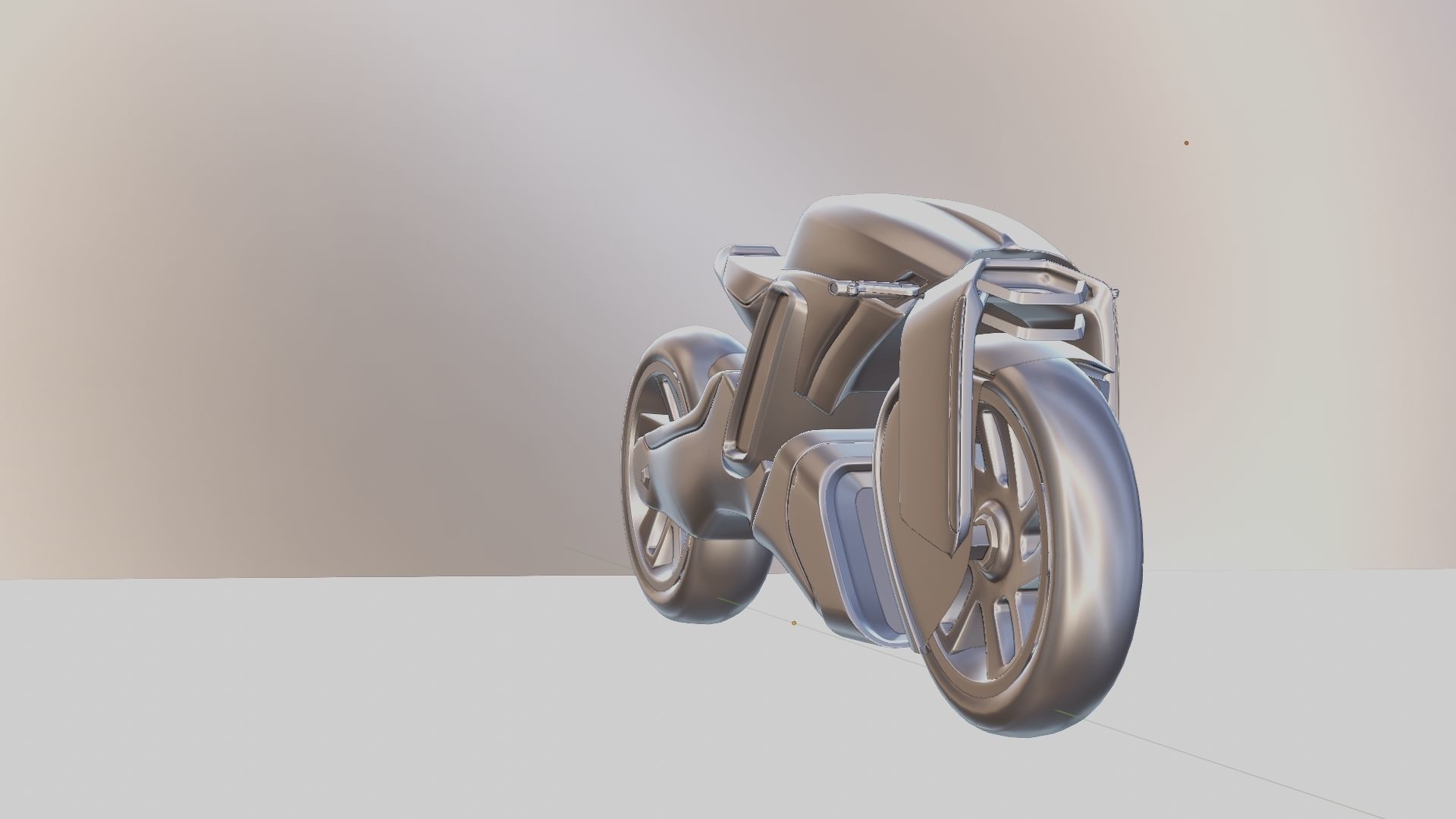 Sci-Fi concept Bike new 3D model_113