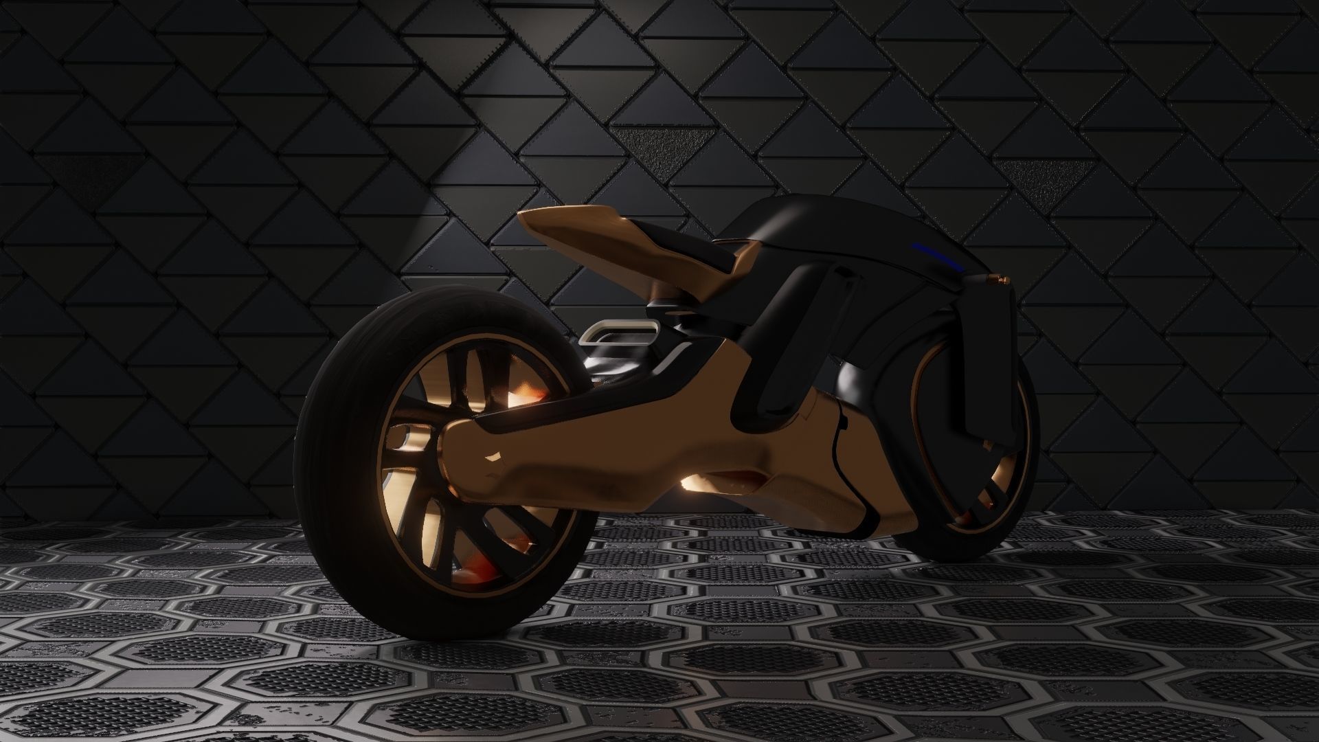 Sci-Fi concept Bike new 3D model_18