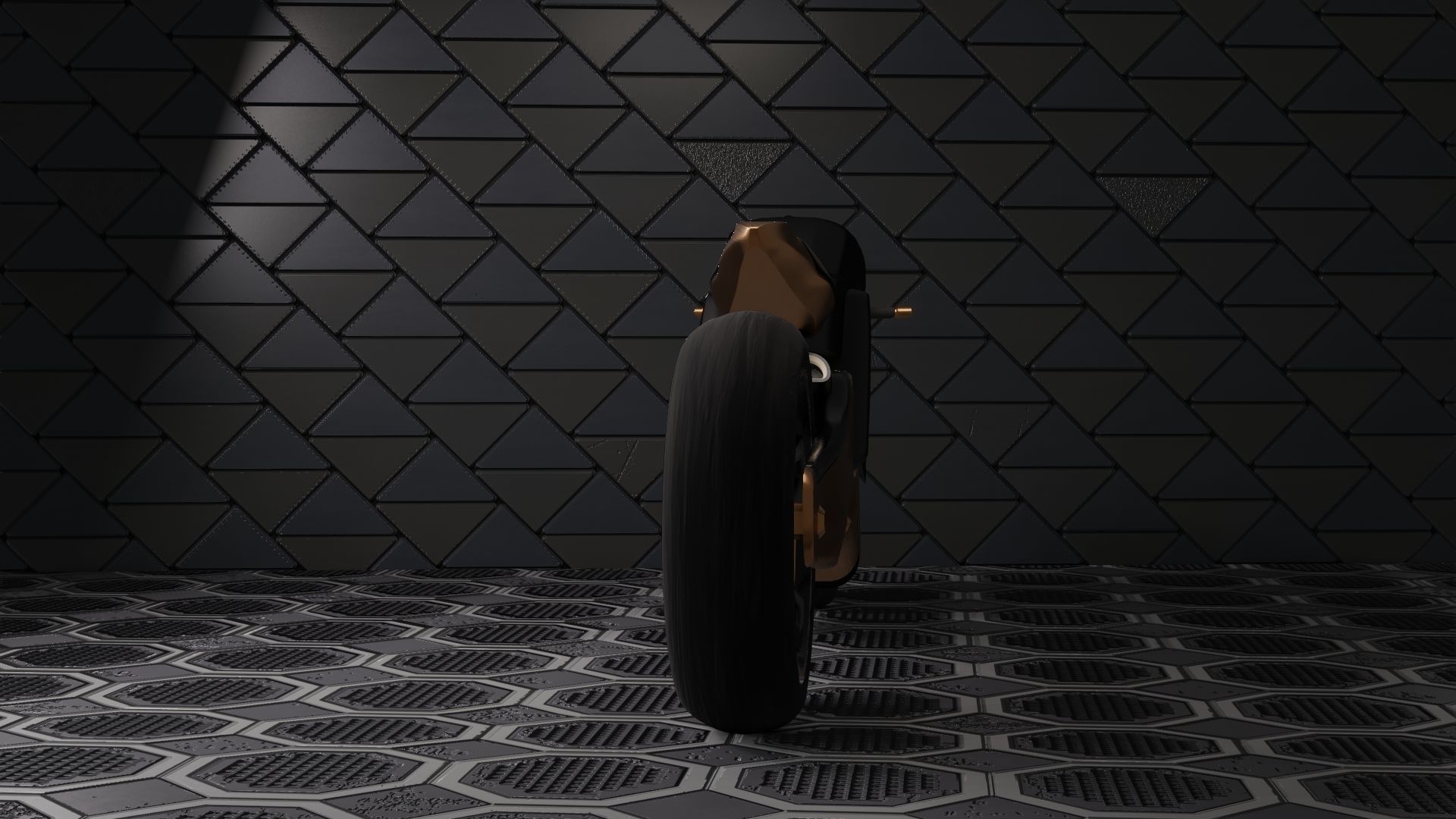 Sci-Fi concept Bike new 3D model_16