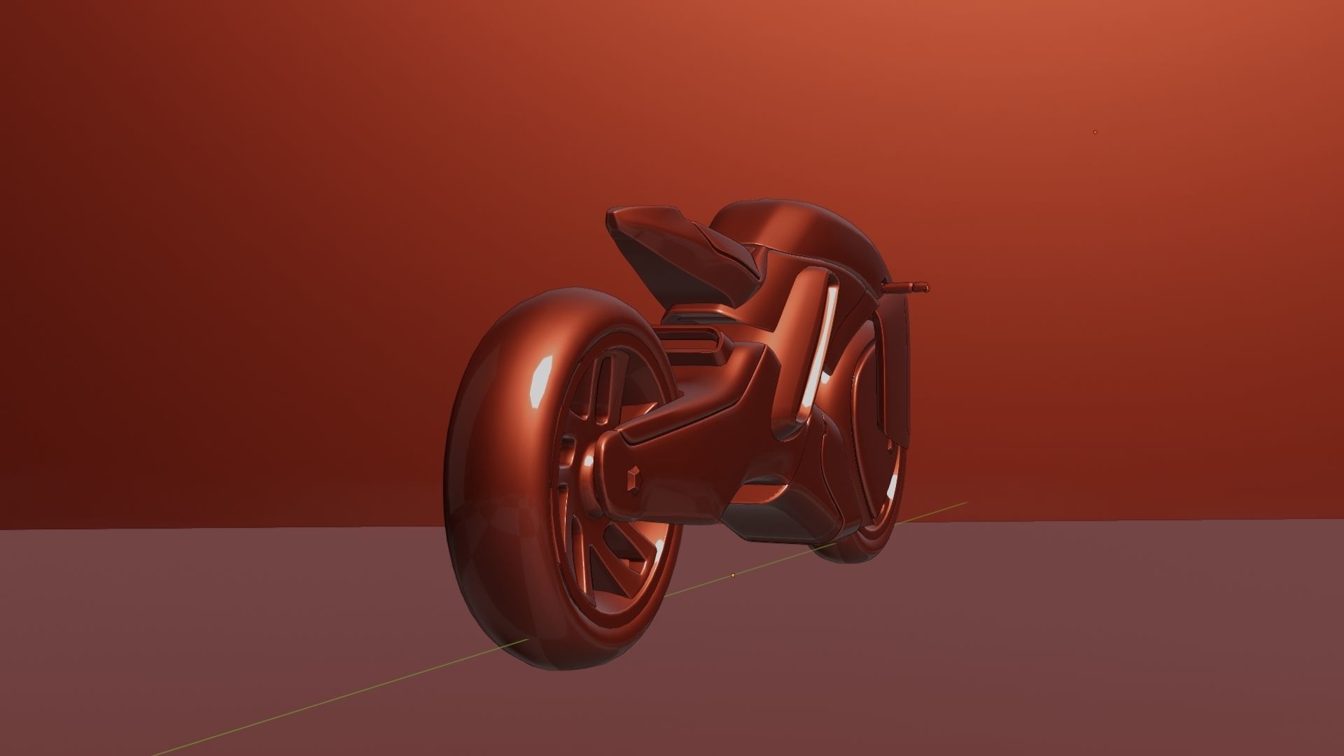 Sci-Fi concept Bike new 3D model_117