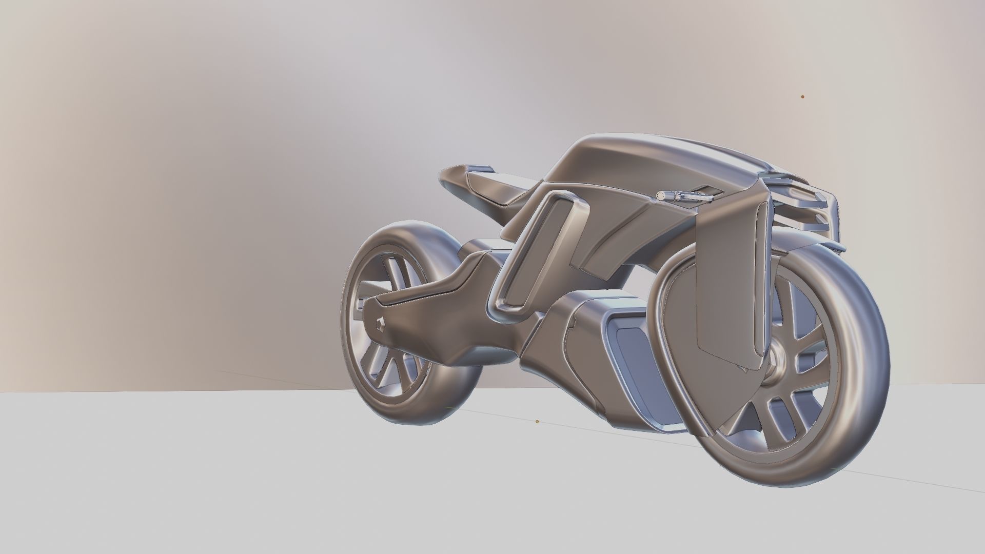 Sci-Fi concept Bike new 3D model_97