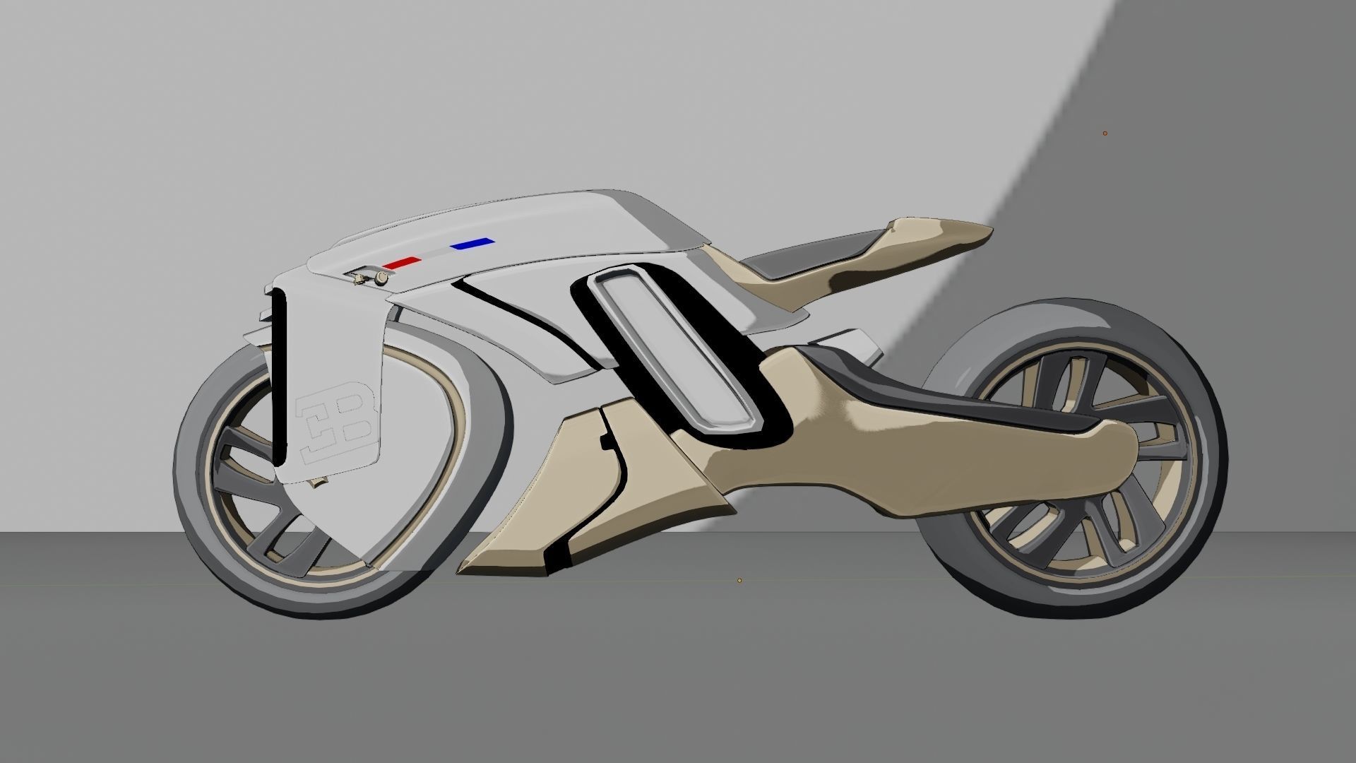 Sci-Fi concept Bike new 3D model_107