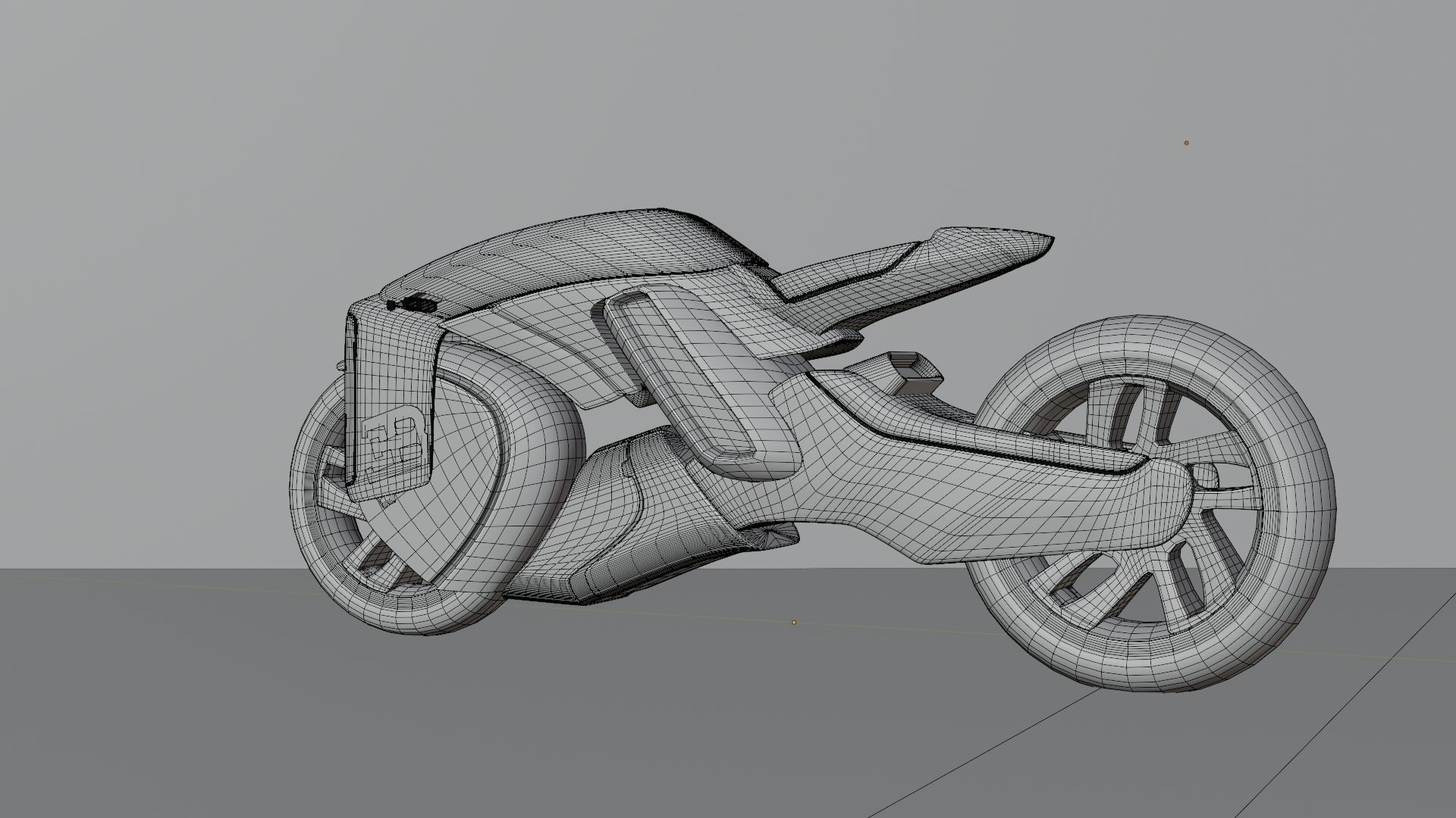Sci-Fi concept Bike new 3D model_45