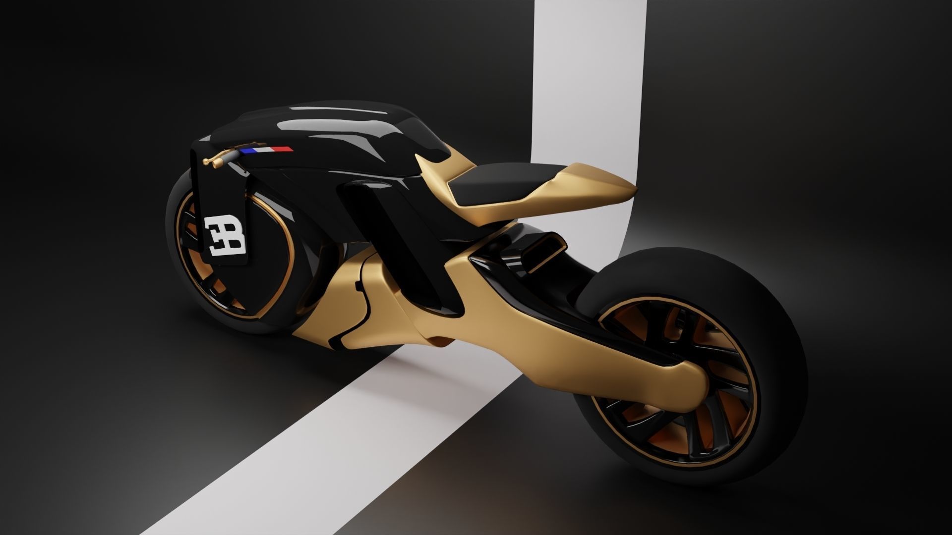 Sci-Fi concept Bike new 3D model_40