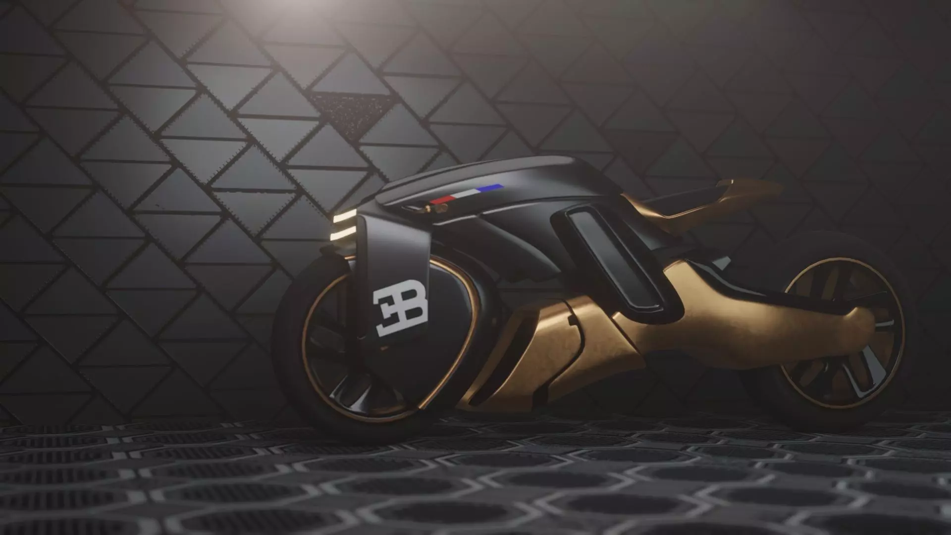 Sci-Fi concept Bike new 3D model_0